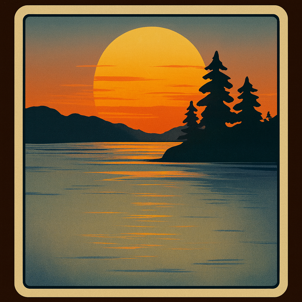 Michigan Sunset Lake